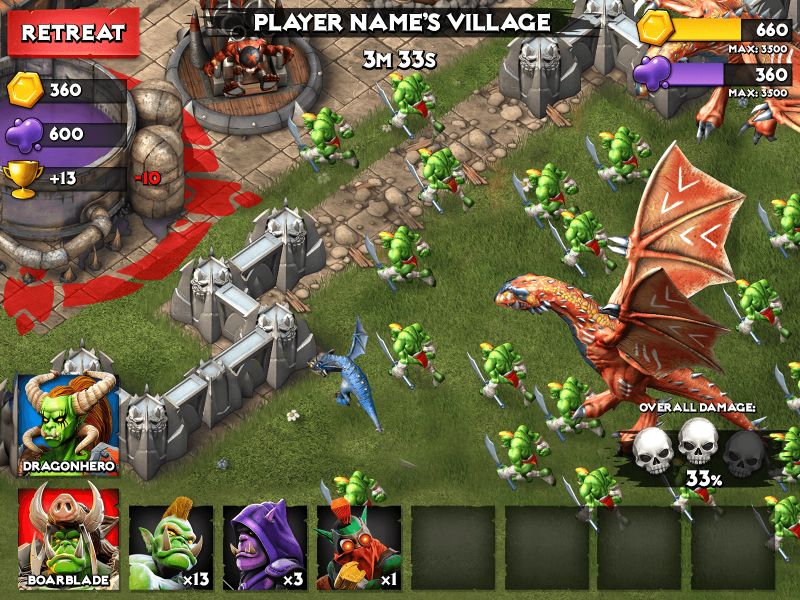 Heroes of War UI Screens