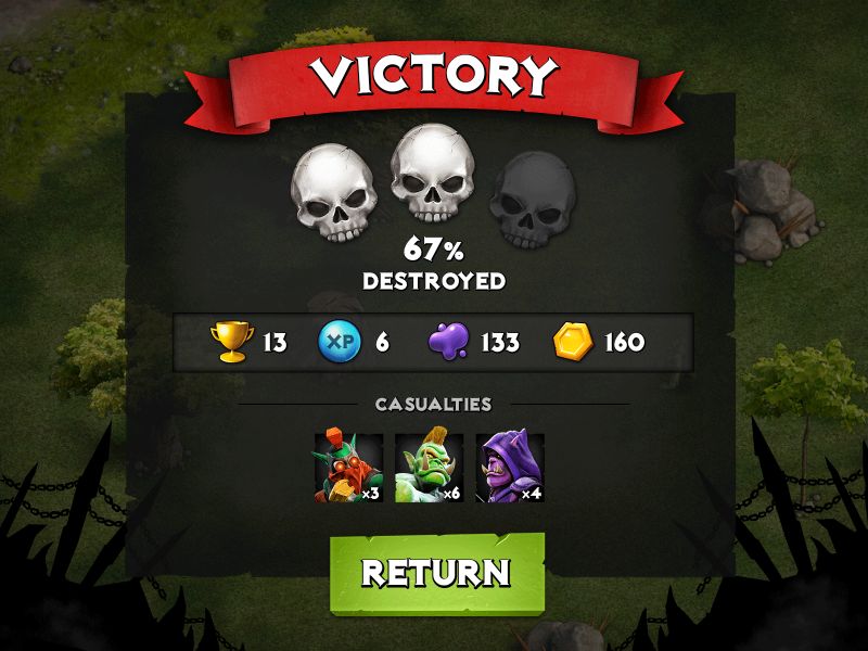 Heroes of War UI Screens