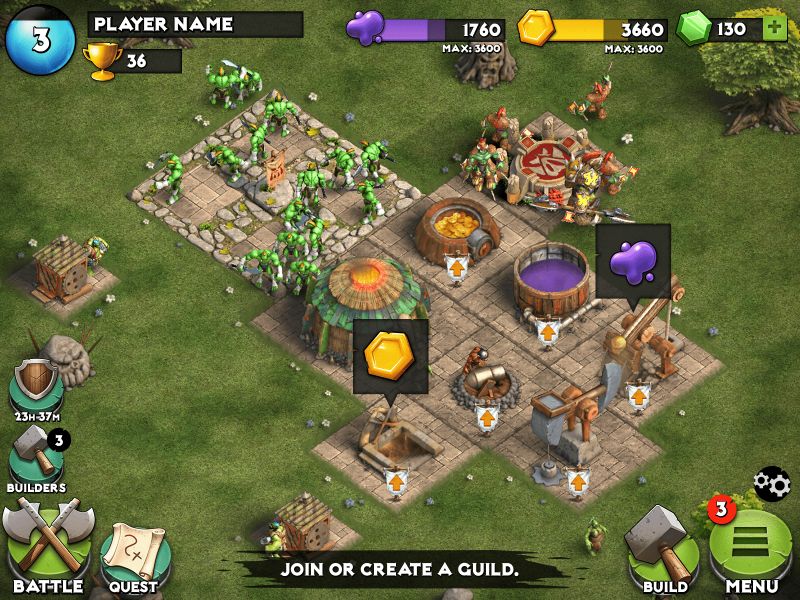 Heroes of War UI Screens