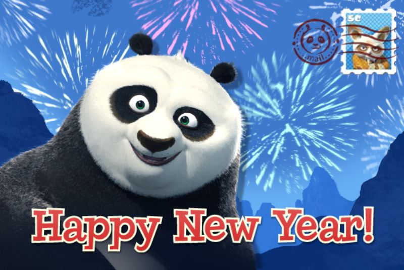 Kung Fu Panda Postcards