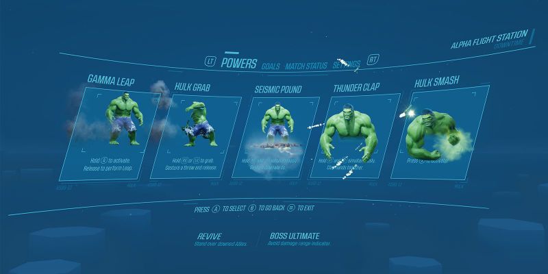 Marvel Powers United Screens