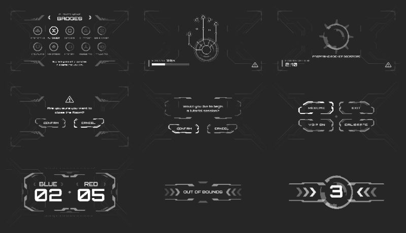 Ripcoil Menu Graphics