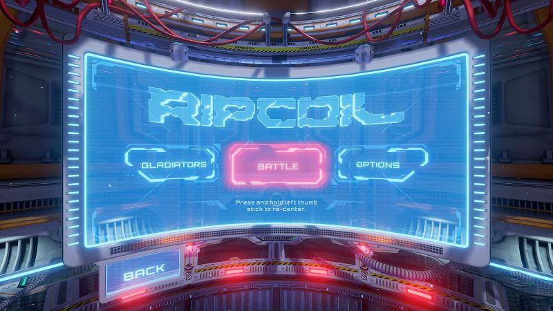 Ripcoil Starship Menu