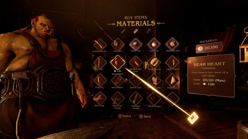 Asgard's Wrath Additional Menus