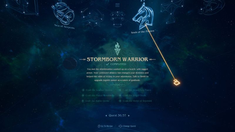 Asgard's Wrath Additional Menus