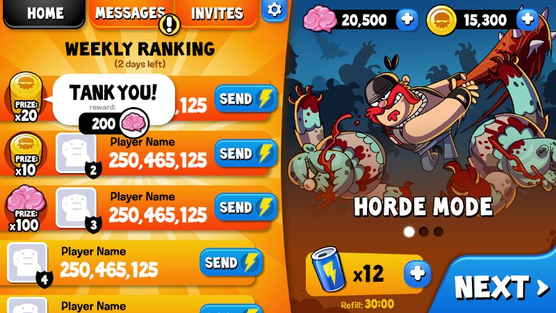 More Zombie UI Screens