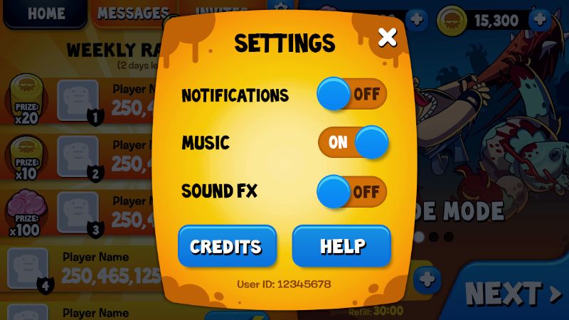 More Zombie UI Screens